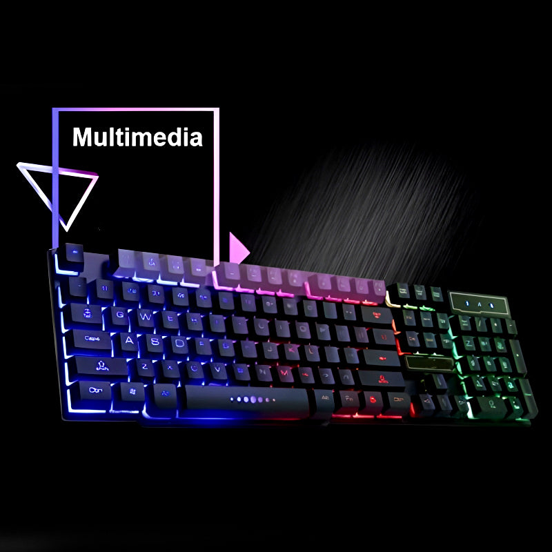 Fire Cam GK11 Suspension Key RGB Mechanical Gaming Keyboard with Aluminum Frame and Rainbow Backlit