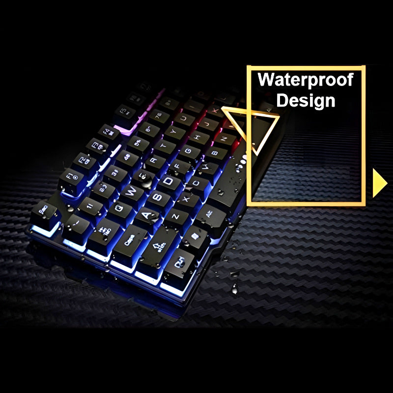 Fire Cam GK11 Suspension Key RGB Mechanical Gaming Keyboard with Aluminum Frame and Rainbow Backlit