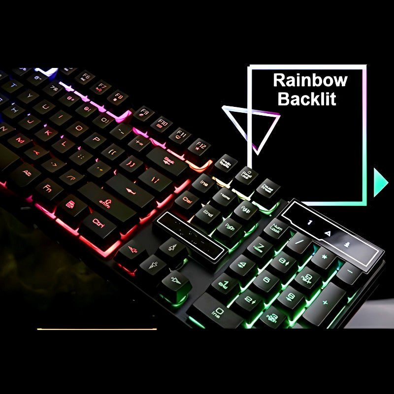 Fire Cam GK11 Suspension Key RGB Mechanical Gaming Keyboard with Aluminum Frame and Rainbow Backlit