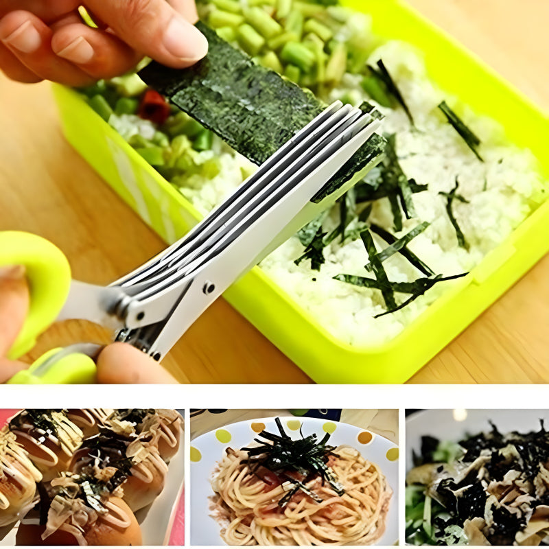 Layer Multifunctional Vegetable & Fruit Cutter Kitchen Scissor