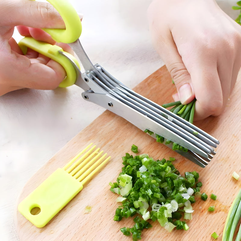 Layer Multifunctional Vegetable & Fruit Cutter Kitchen Scissor