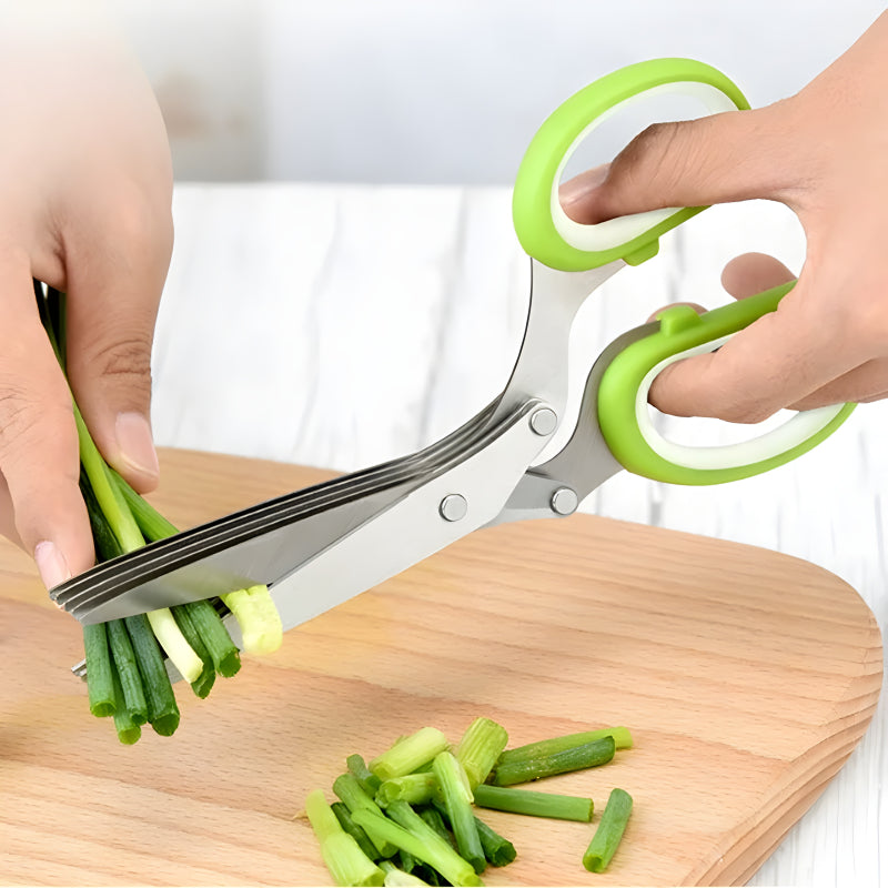 Layer Multifunctional Vegetable & Fruit Cutter Kitchen Scissor