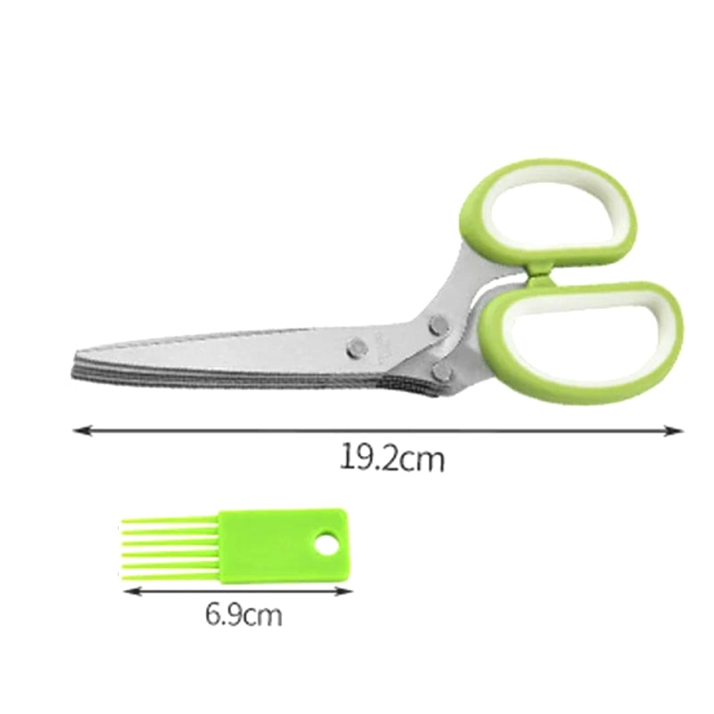 Layer Multifunctional Vegetable & Fruit Cutter Kitchen Scissor